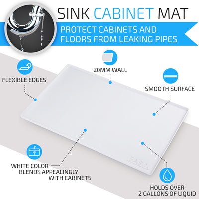 Basin Mats | Under Sink Mat | Silicone Containment Mat | BASIN